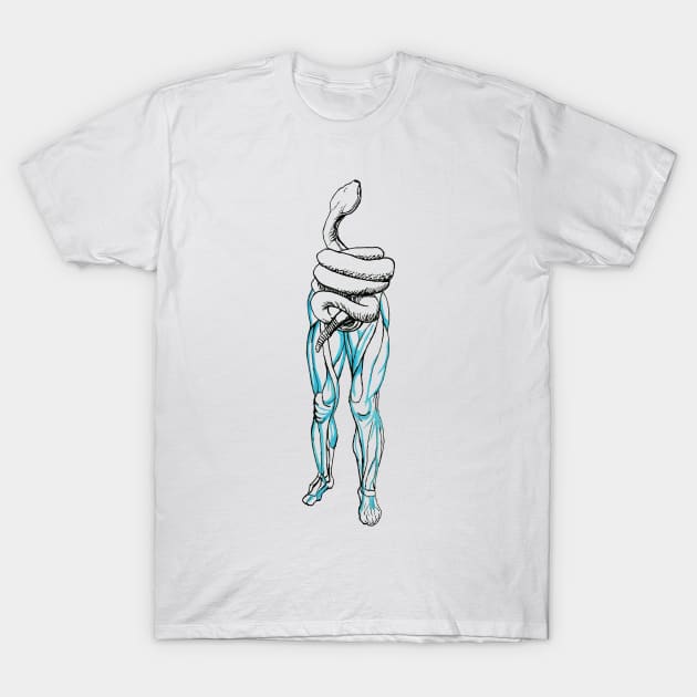 Whoops!  Torso is a Snake Now T-Shirt by RaLiz